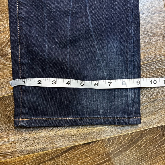 Ed Hardy women's low rise bootcut blue jean's - Picture 12 of 13